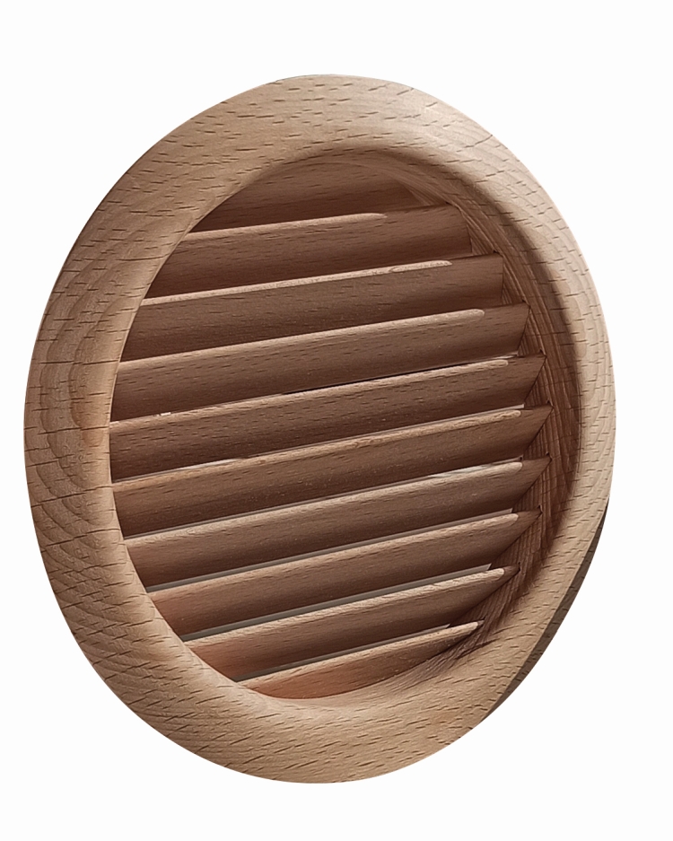 interiérový ventil z bukového dřeva